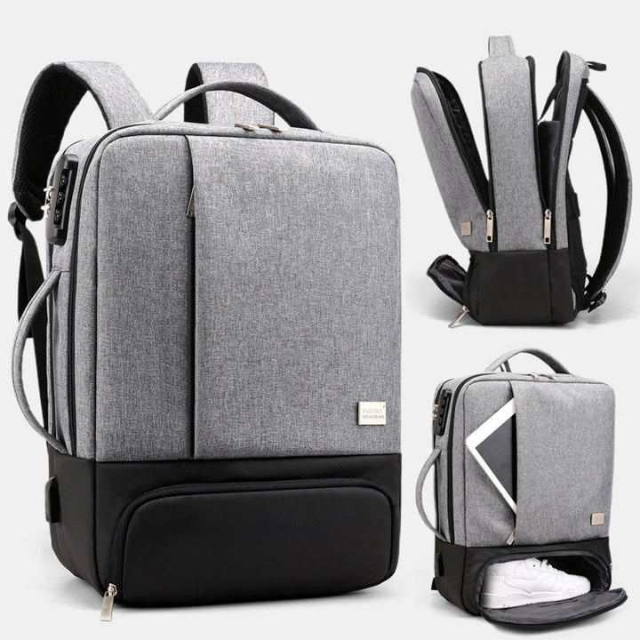 Rucksack für Damen, Business, USB-aufladbar, Reise-Laptop-Organizer-Tasche
