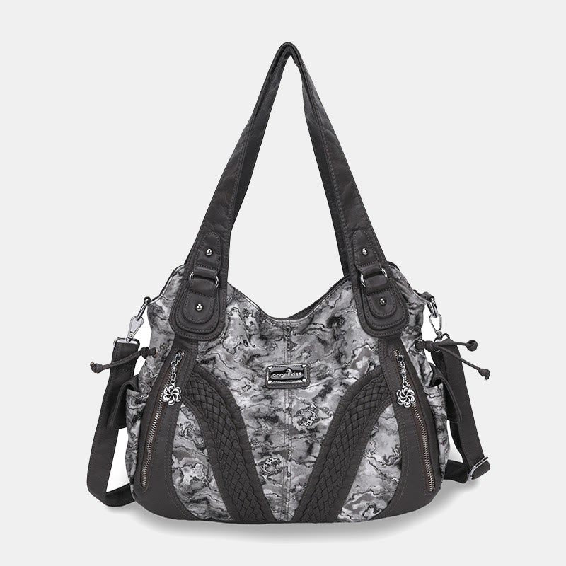 Einfarbige Hobo-Tasche für Damen