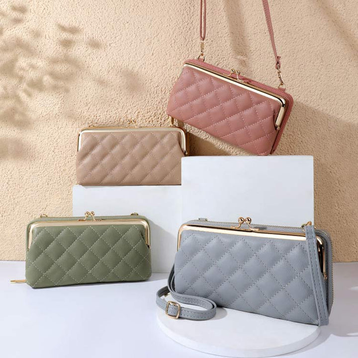 Kleine Crossbody-Handytasche, leichte Schultertasche, Clutch, Geldbörse, Handy-Geldbörse