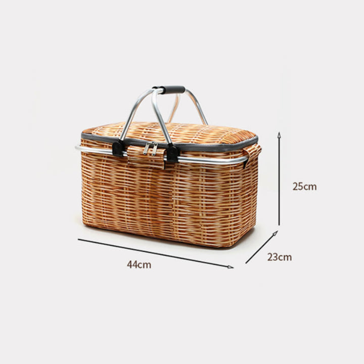 Kühltasche für Strandausflug Faltbarer, verdickter Oxford-Picknickkorb