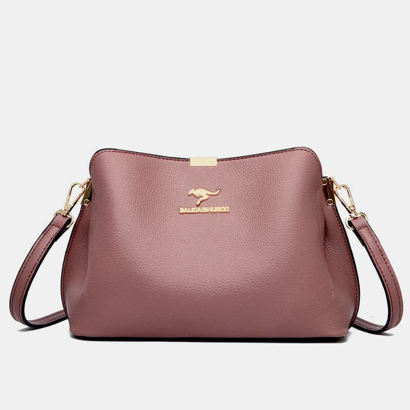 Kleine Umhängetasche aus Leder, Handtaschen, Geldbörsen, dreifache Crossover-Schultertasche