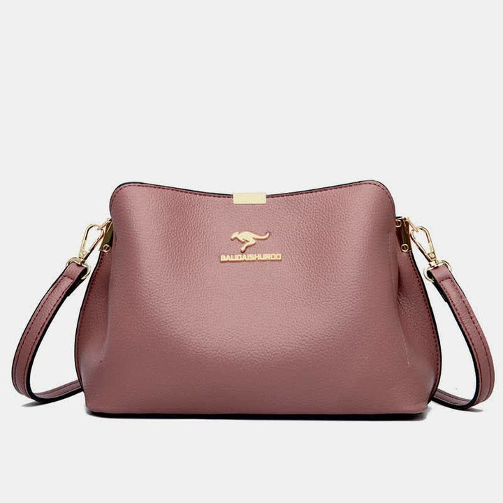 Kleine Umhängetasche aus Leder, Handtaschen, Geldbörsen, dreifache Crossover-Schultertasche