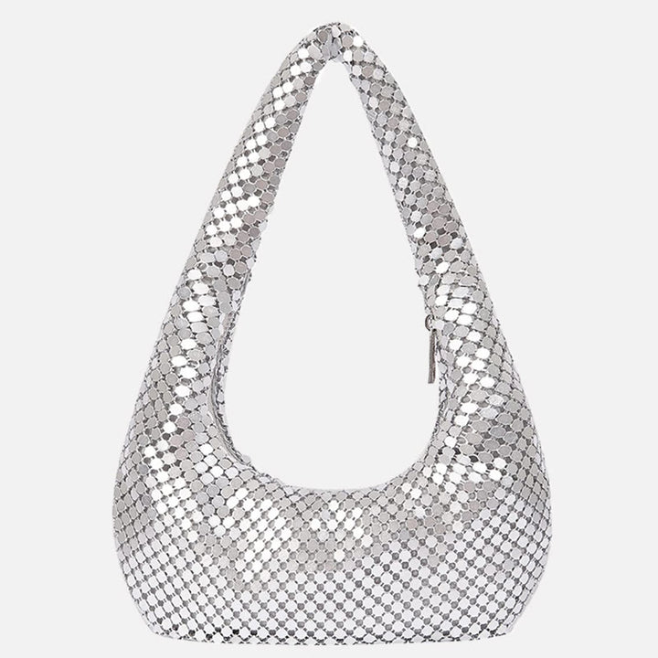 Abendtasche für Damen, Metall, glitzernd, glitzernd, Party-Geldbörse 