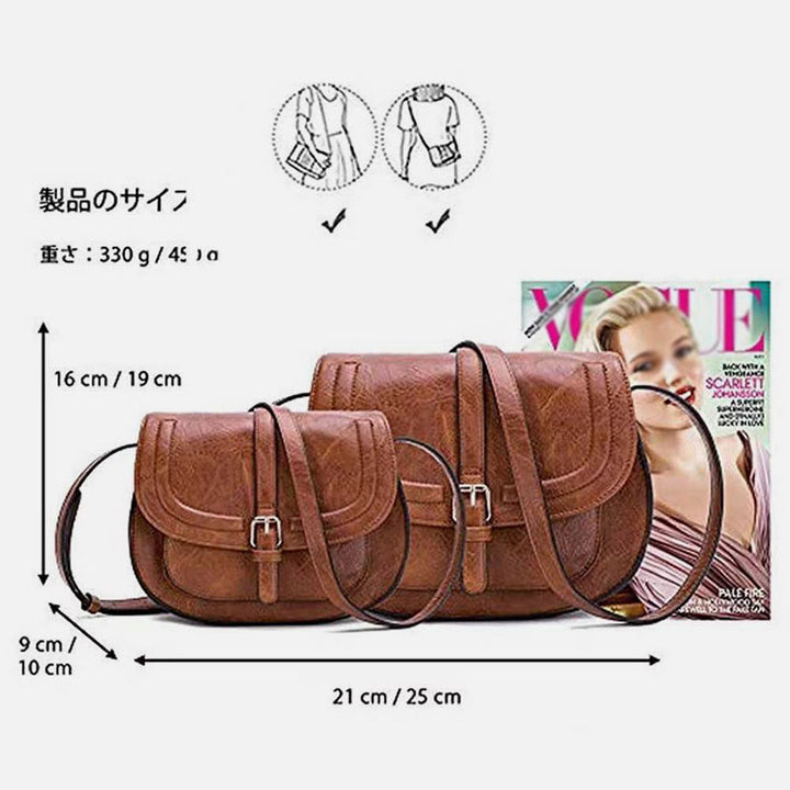 Elegante Satteltasche, einfache Magnetschnalle, Dating-Tasche für Frauen