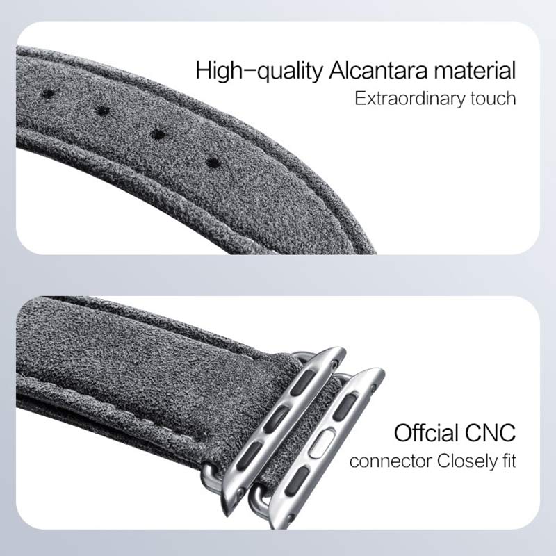 Alcantara-Uhrenarmband