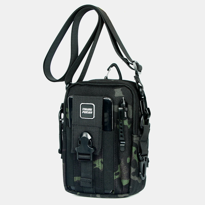 Taktische Hüfttasche mit Gürtelschlaufe, Handytasche für 7,5 Zoll Mobiltelefone mit Umhängegurt