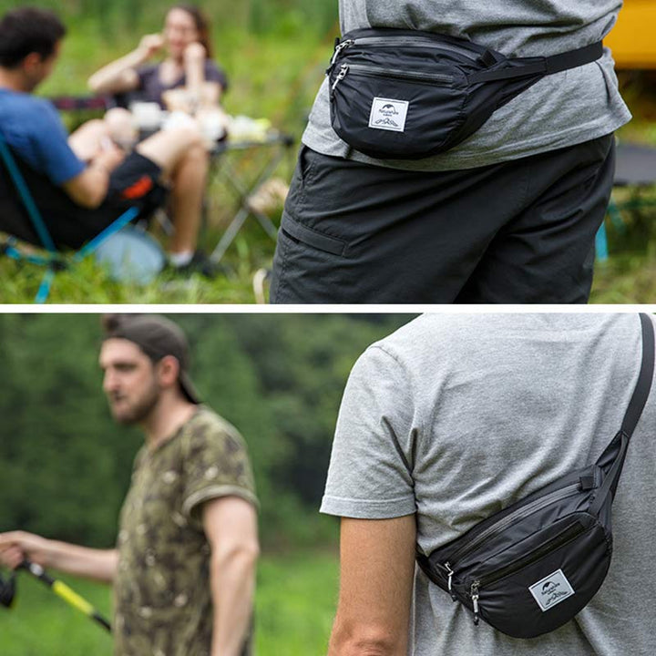 Unisex-Erwachsene faltbare tragbare Gürteltasche Hüfttasche Leichtgewicht für Outdoor-Sport