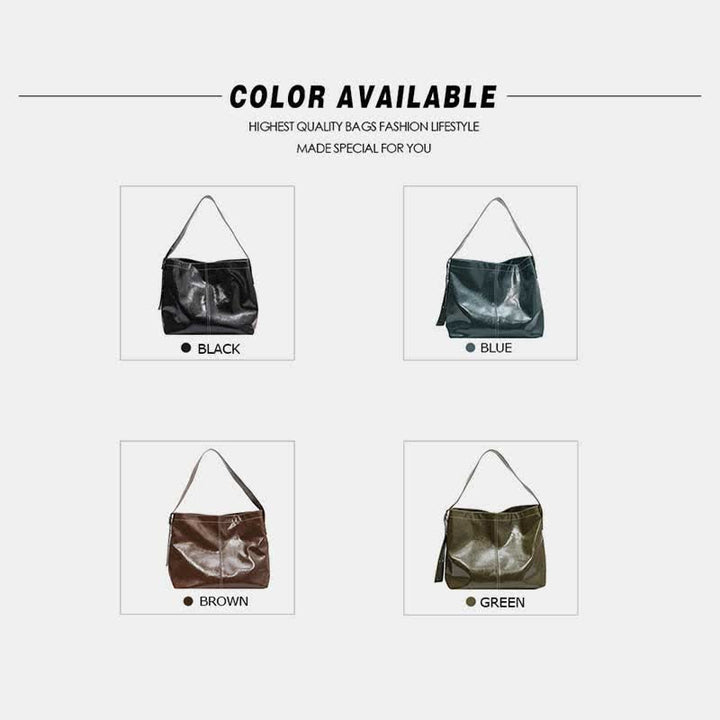 Hobo-Handtasche, Geldbörsen für Damen, große Tragetasche aus Leder, Umhängetasche