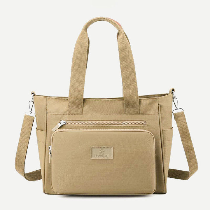 Damen Leichte Handtasche Große Wasserdichte Nylon Umhängetasche Schultertasche Geldbörsen