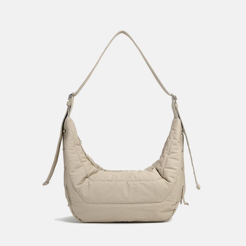 Minimalistische Unterarmtasche für Damen, weiche Oxford-Umhängetasche für Pendler
