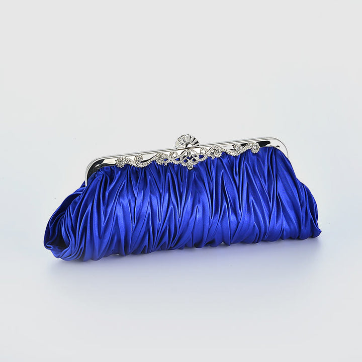 Abendtasche für Frauen Hochzeitsfeier Braut Plissee Kette Tasche