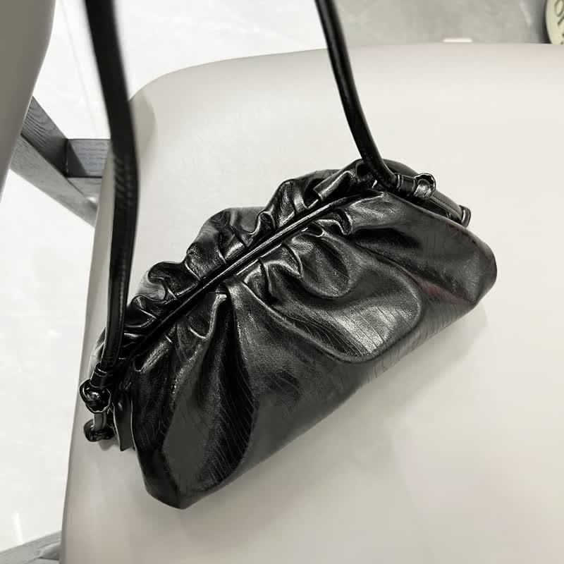 Dumpling Clutch Umhängetasche Cloud Sparkling Metallic Geldbörse für Damen