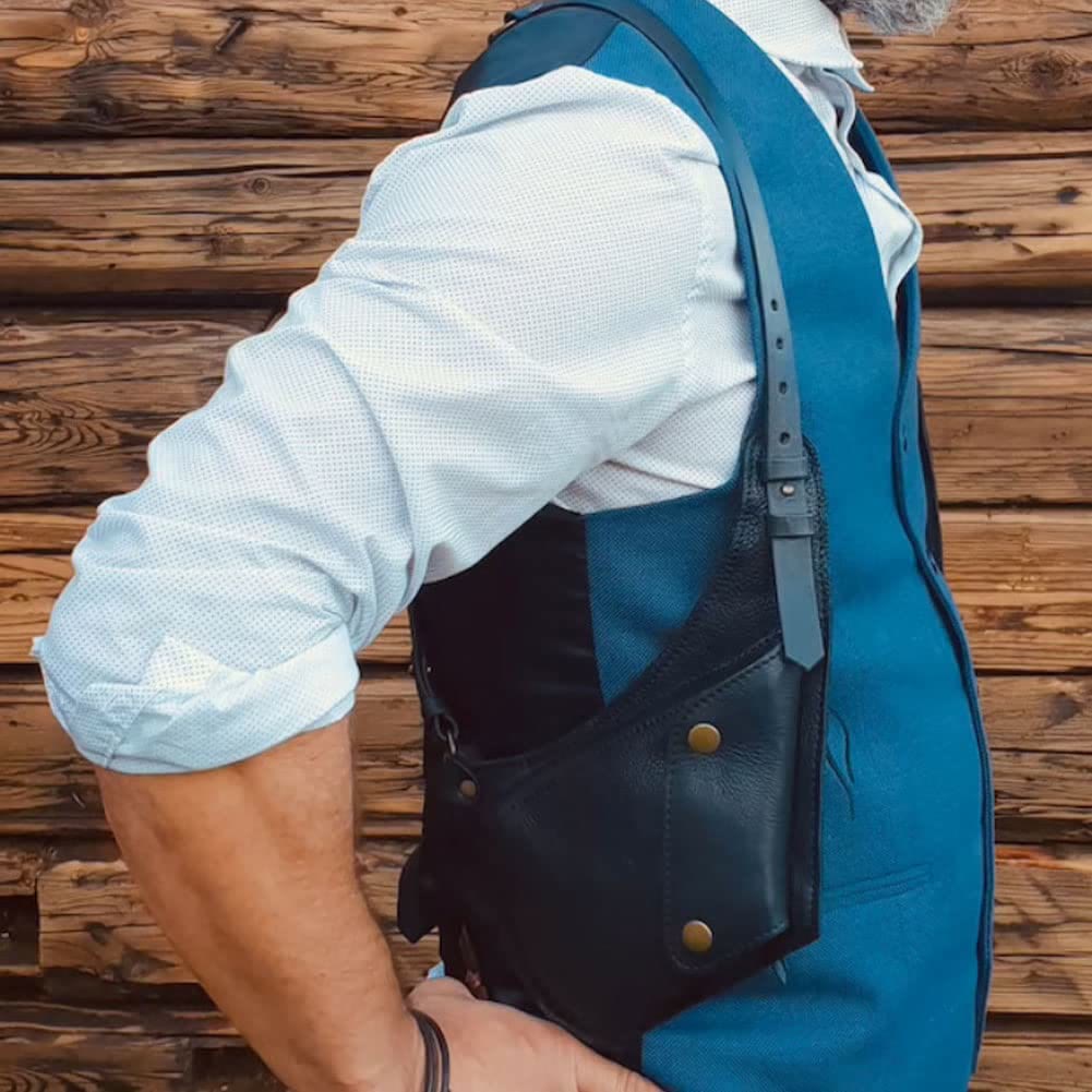 Outdoor-Ledertasche für Damen und Herren, leichte Unterarm-Telefontasche