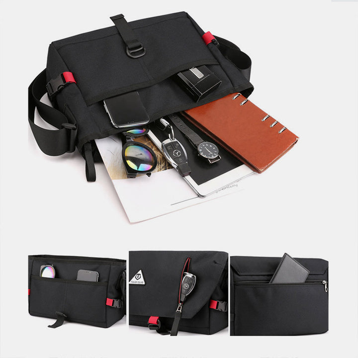 Laptop-Umhängetasche für Herren, leicht, wasserdicht, Umhängetasche