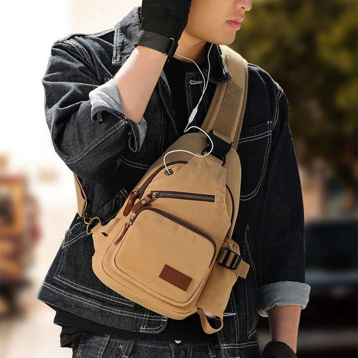 Schultertasche für Herren, lässig, für Reisen, Outdoor, Wandern, Umhängetasche, Tagesrucksack