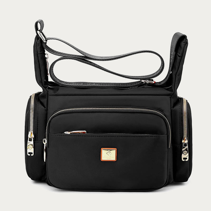 Umhängetasche aus Nylon für Damen, für das tägliche Outfit, mehrere Taschen, Geldbörse