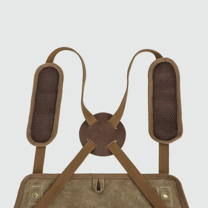 Werkzeugtasche für Handwerker, dicke, wasserdichte Canvas-Schlitz-Werkzeugschürze