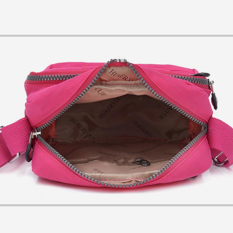 Damen Umhängetasche mit mehreren Taschen, lässige Reise-Schultertasche