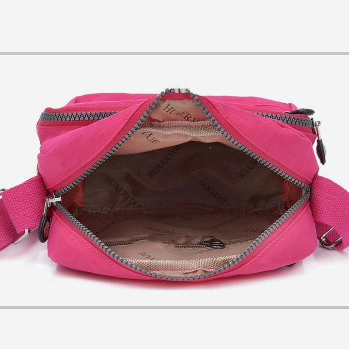 Damen Umhängetasche mit mehreren Taschen, lässige Reise-Schultertasche