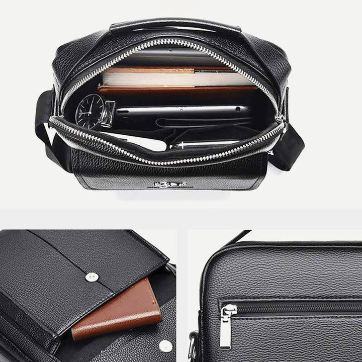 Kuriertasche für Herren, großes Fassungsvermögen, Umhängetasche für Geschäftsreisen