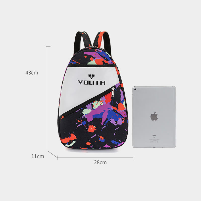 Schlägertasche für Teenager, bunt bedruckt, wasserdicht, Oxford-Sporttasche