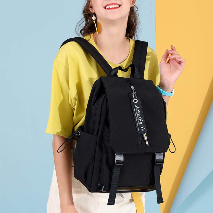 Rucksack für Frauen und Mädchen, wasserdicht, mehrere Taschen, 14-Zoll-Laptop-Rucksack, Büchertasche