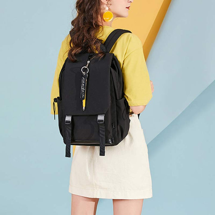 Rucksack für Frauen und Mädchen, wasserdicht, mehrere Taschen, 14-Zoll-Laptop-Rucksack, Büchertasche