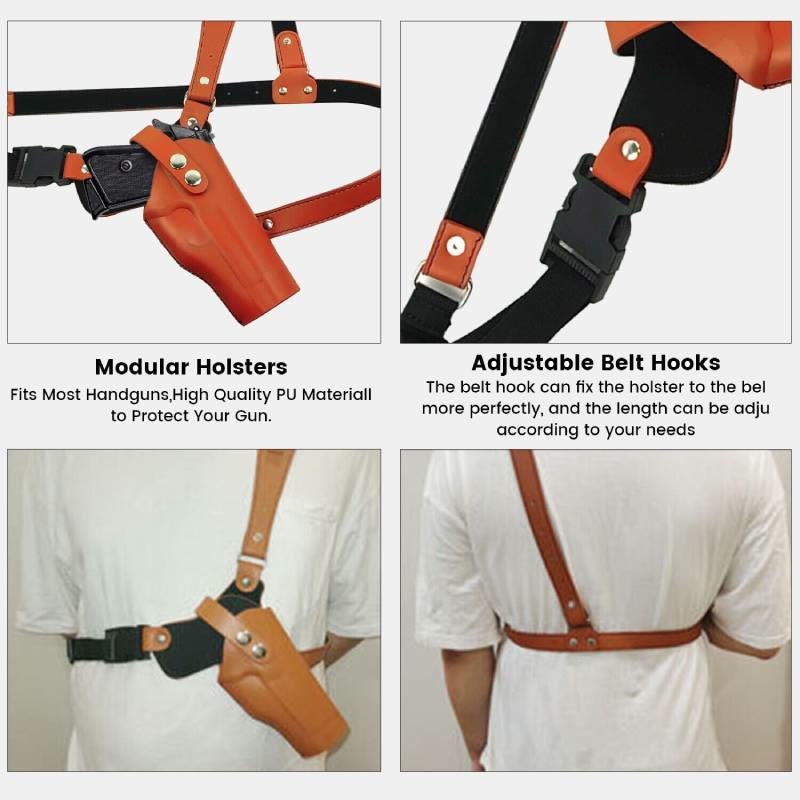 Universelles Echtlederholster, verstellbares Unterarm-Schulterholster