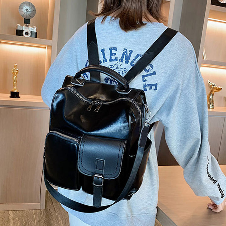 3-Wege-Verwendung Großer Rucksack im britischen Vintage-Stil