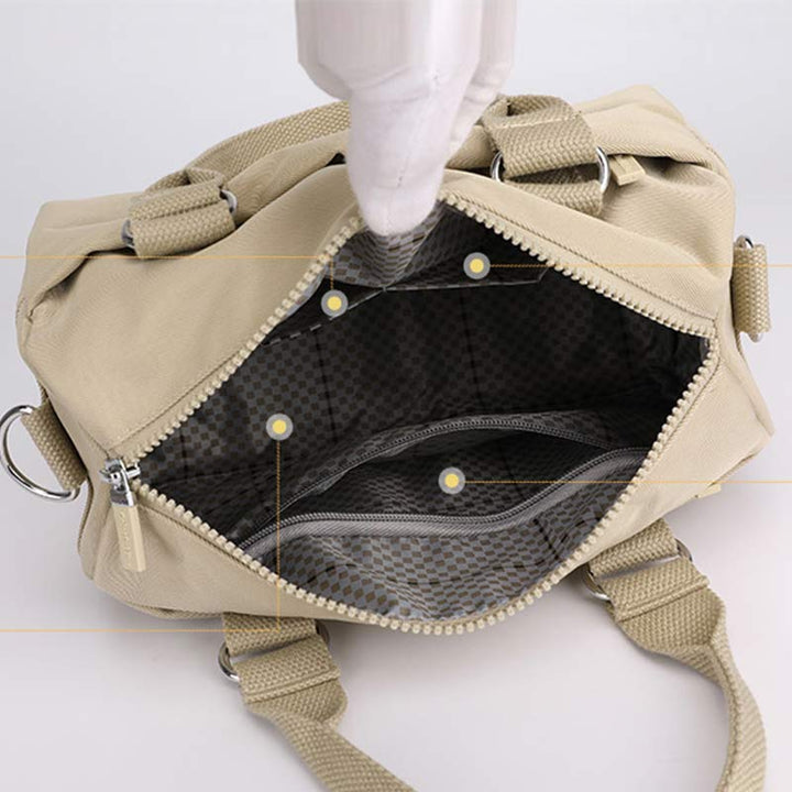 Handtasche mit mehreren Taschen, Henkel oben, Umhängetasche, Umhängetasche für Reisen und Arbeit