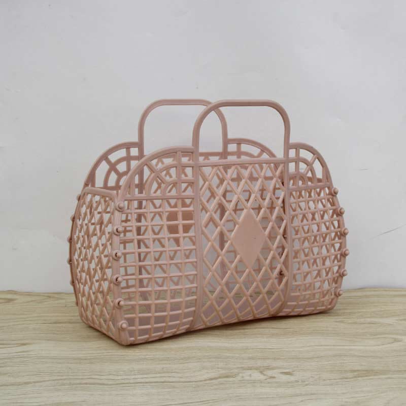 Handtasche für Badezimmer, Rautenförmig, flexible Aufbewahrung, zusammenklappbarer Badekorb