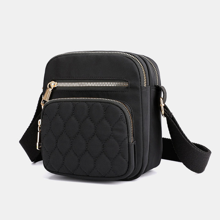 Messenger Bag mit großem Fassungsvermögen und mehreren Taschen