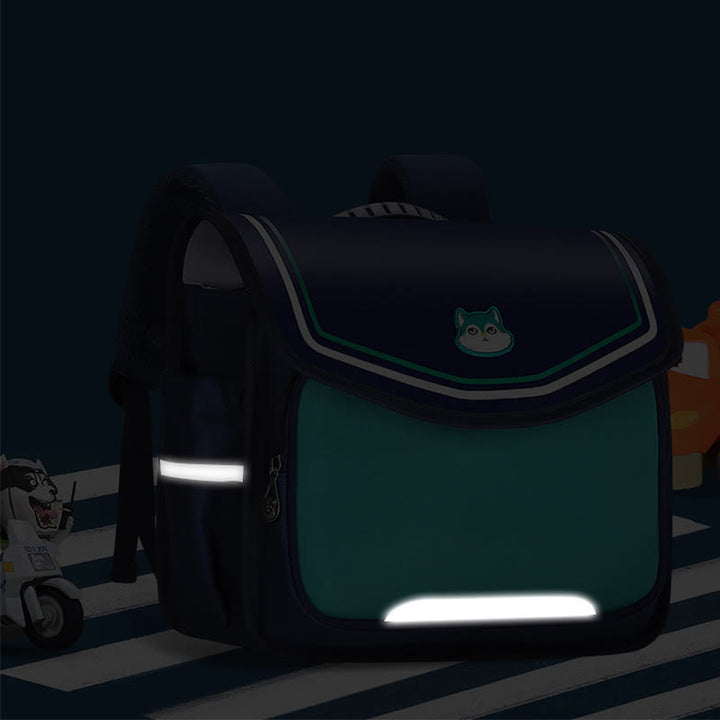Rucksack für Kinder, leicht zu tragen, horizontale Clamshell-Kindergarten-Schultasche