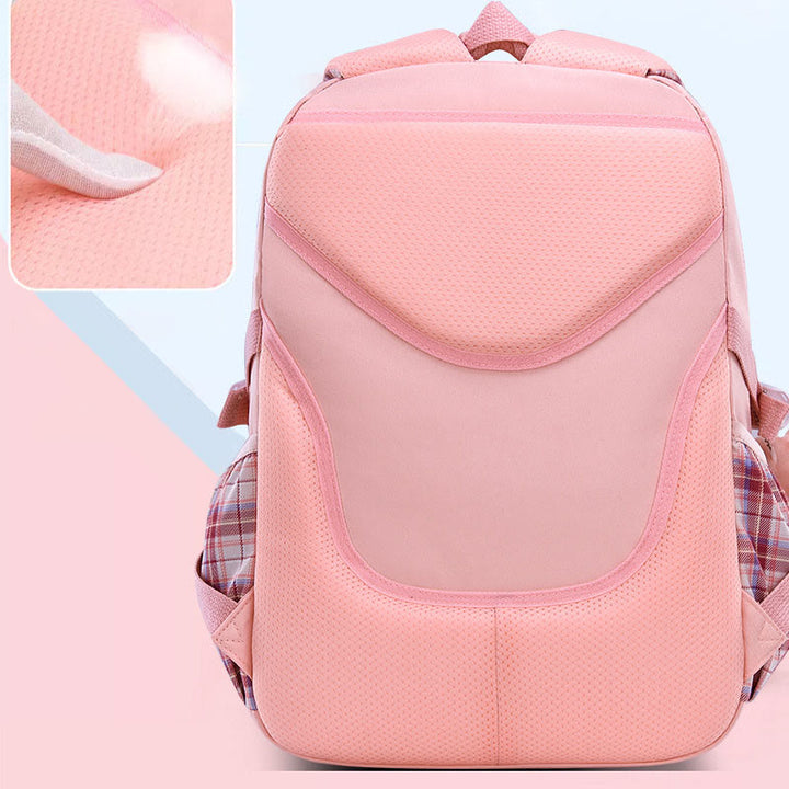Rucksack für Mädchen, kräftiger Cartoon-Anhänger, leicht, große Kapazität