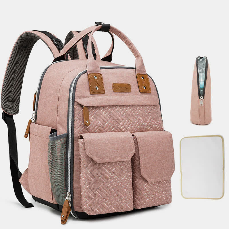 Wickeltasche, Rucksack, multifunktional, wasserdicht, Mamatasche, Wickelunterlage