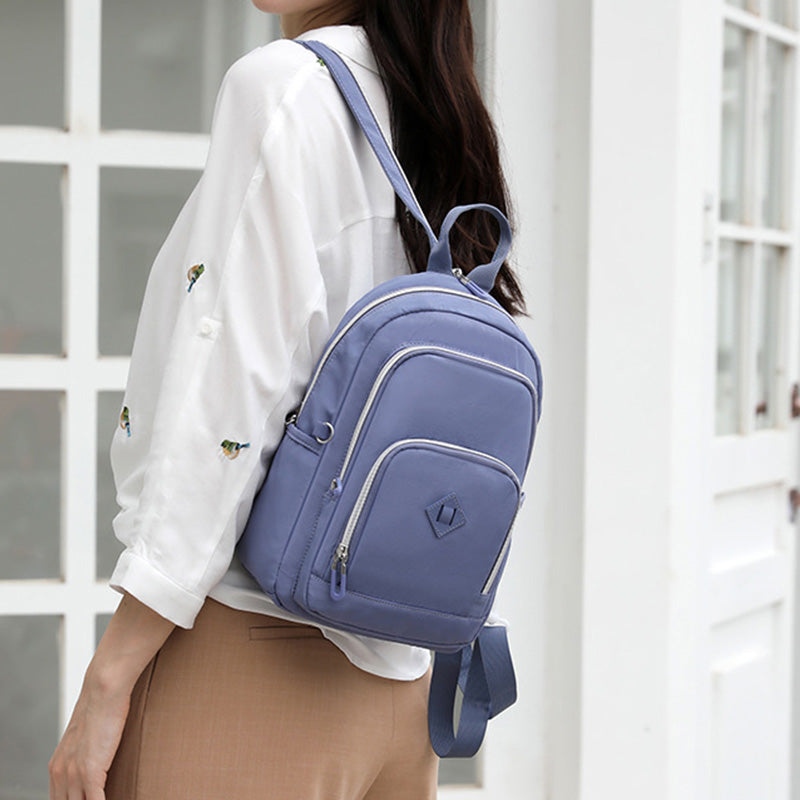 3-Wege-Verwendung Funktioneller Sling Bag-Rucksack für Frauen Leichter wasserdichter