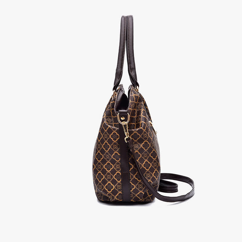 Hobo-Tasche aus Leder mit großem Fassungsvermögen, multifunktionale Schultertasche