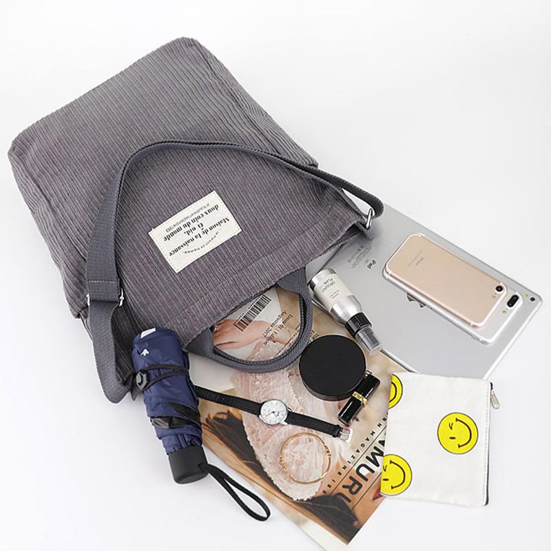 Tragetasche für Damen, Retro, große Reisehandtasche aus Canvas