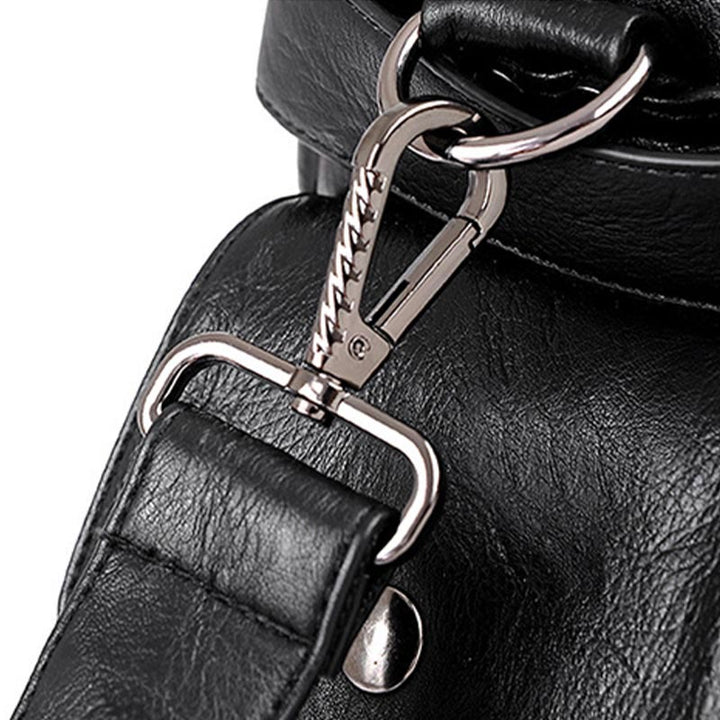 Handtasche für Herren, für Geschäftsreisen, Umhängetasche aus Pu-Leder