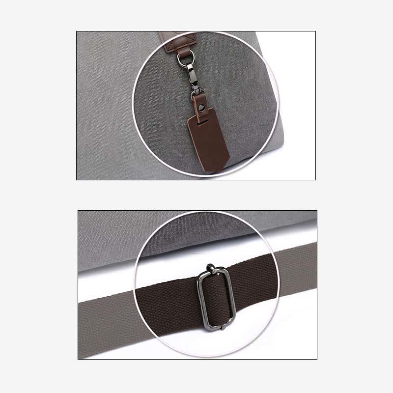 Dreifach-Canvas-Totes-Handtasche, multifunktional, lässig, Umhängetasche, Schultertasche