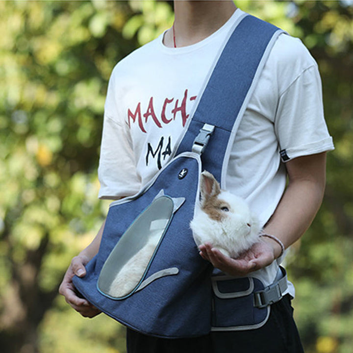 Bequeme, robuste, reflektierende Schultertasche für kleine Haustiere, Katzen und Hunde. - image 2