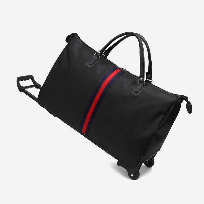 Zugstangen-Reisetasche für Damen und Herren, leicht, minimalistisch, Reisetasche