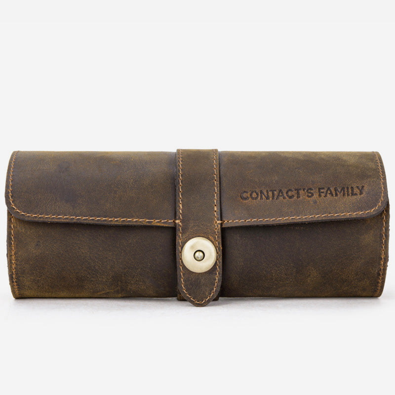 Unisex Vintage Roll Aufbewahrungstasche für Uhren