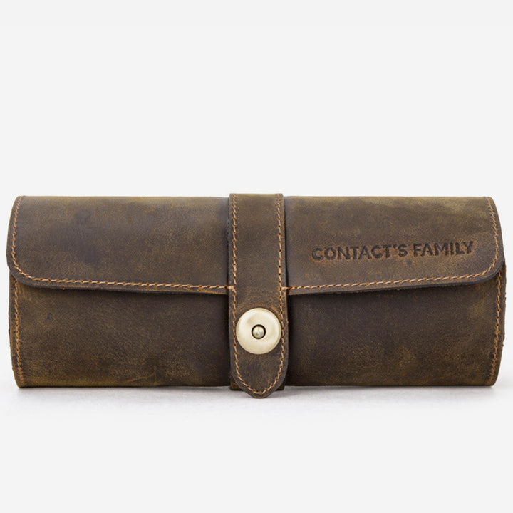 Unisex Vintage Roll Aufbewahrungstasche für Uhren