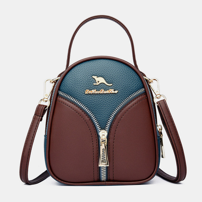 Kleine Crossbody-Handytasche für Damen, Handy-Schultertasche aus Leder