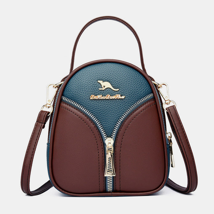 Kleine Crossbody-Handytasche für Damen, Handy-Schultertasche aus Leder