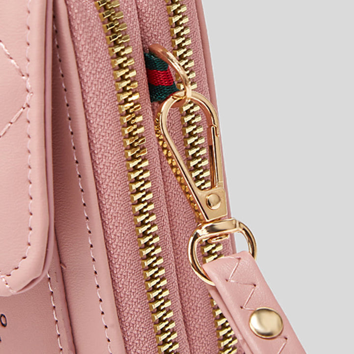 Handytasche für Damen, minimalistisch, horizontal, zum Einkaufen, Geldbörse