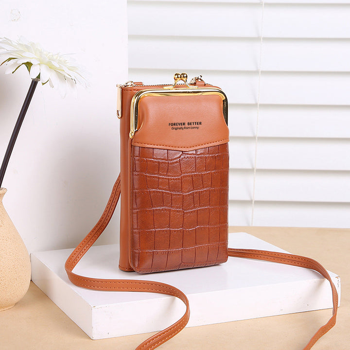 Kleine Crossbody-Handy-Geldbörse für Damen, Mini-Schultertasche, Geldbörse