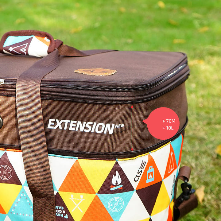 Kühltasche für Outdoor-Camping, höhenverstellbare Reisetasche