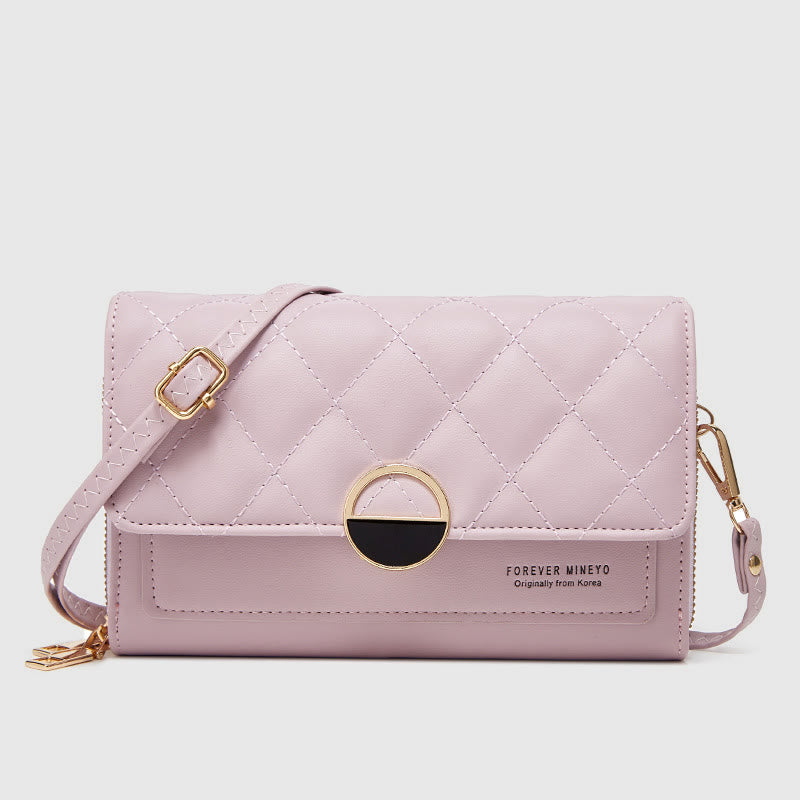 Handytasche für Damen, minimalistisch, horizontal, zum Einkaufen, Geldbörse